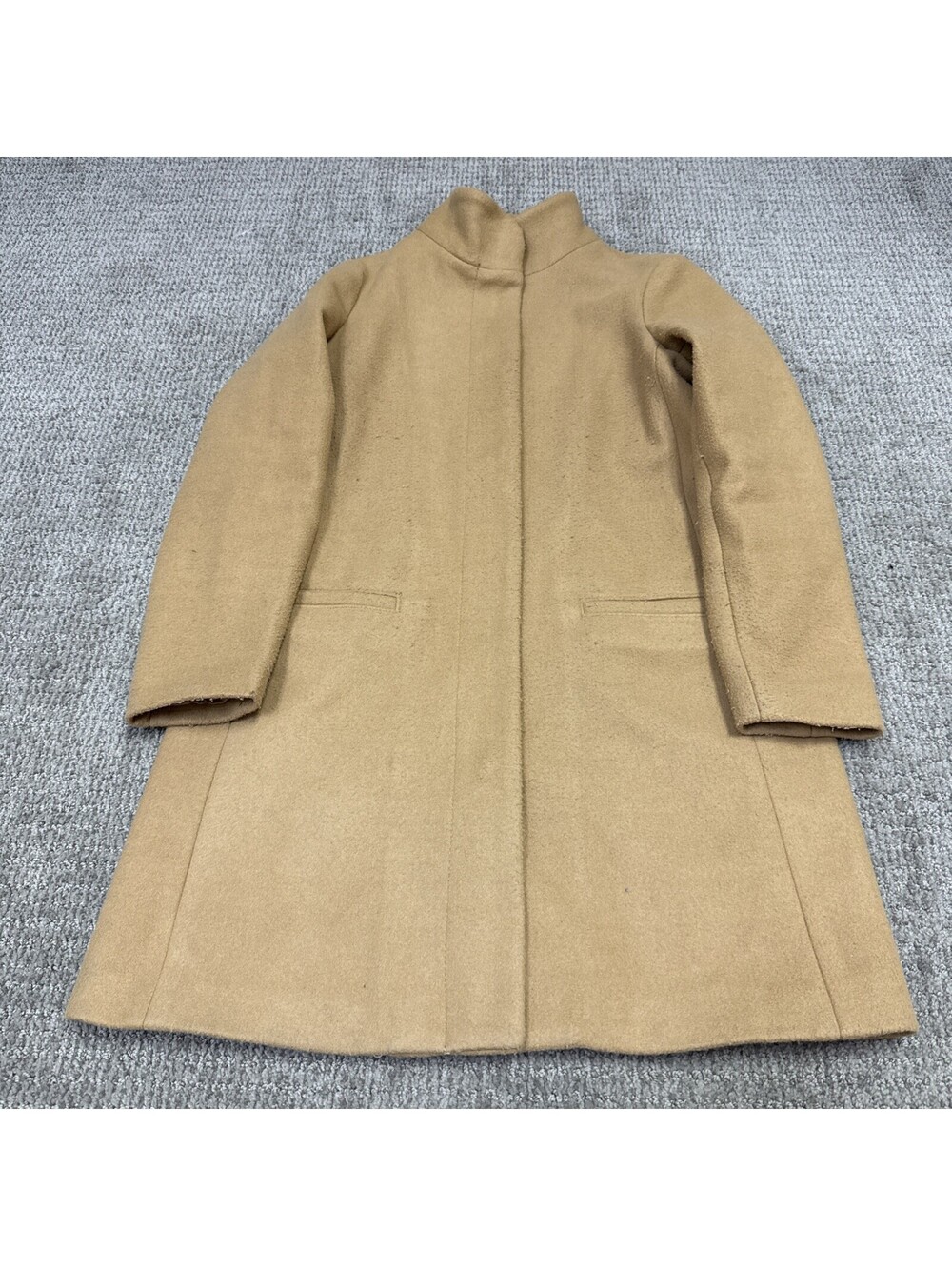 Old Navy Women's Camel Wool Blend Coat XS